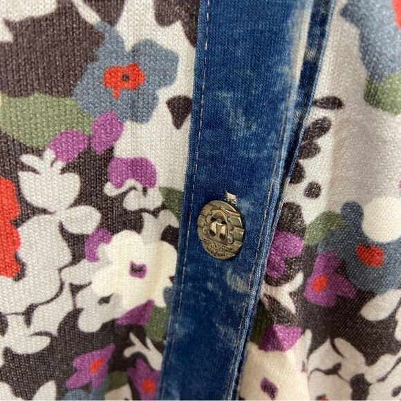 Ladies Simply Couture‎ Brand Button Down Floral Blouse Size Large - Picture 9 of 13